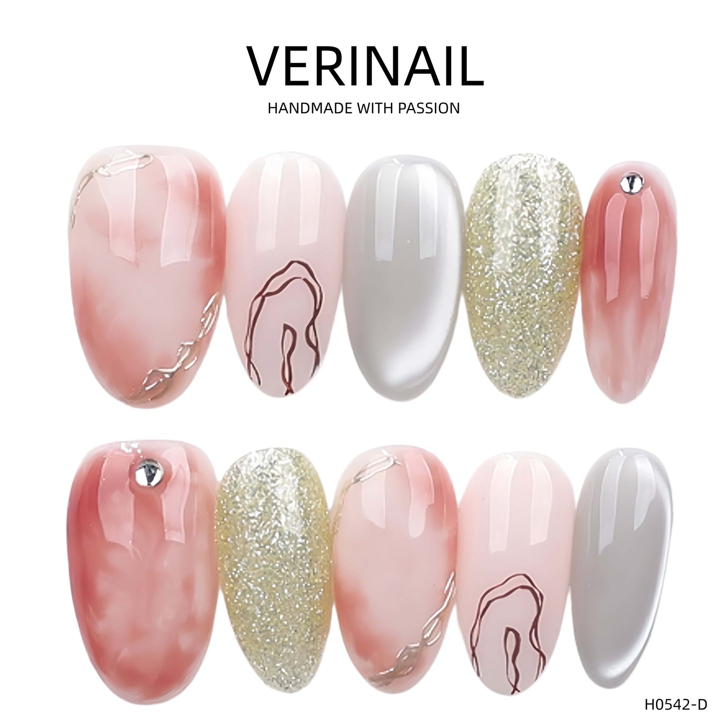 Press On Nails  LUCK DL02