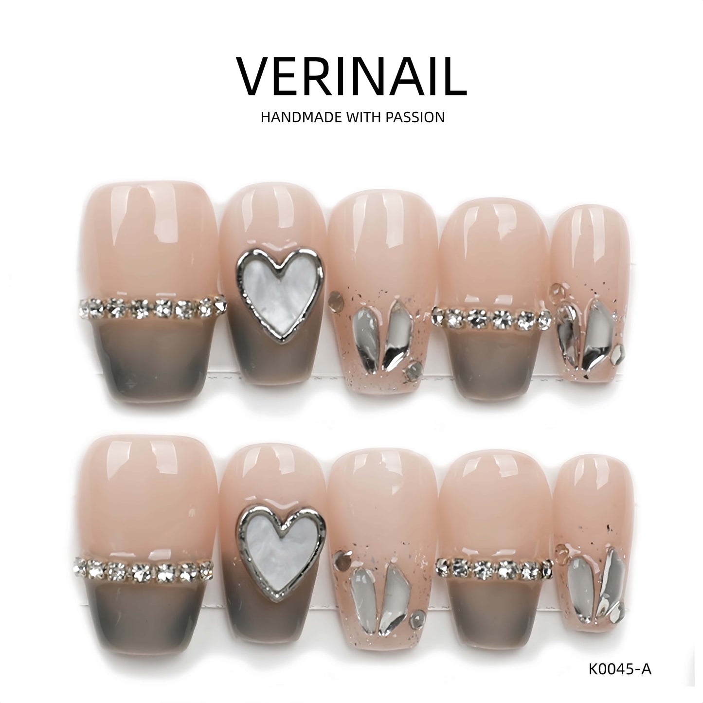 Press On Nails Color Nude DL05