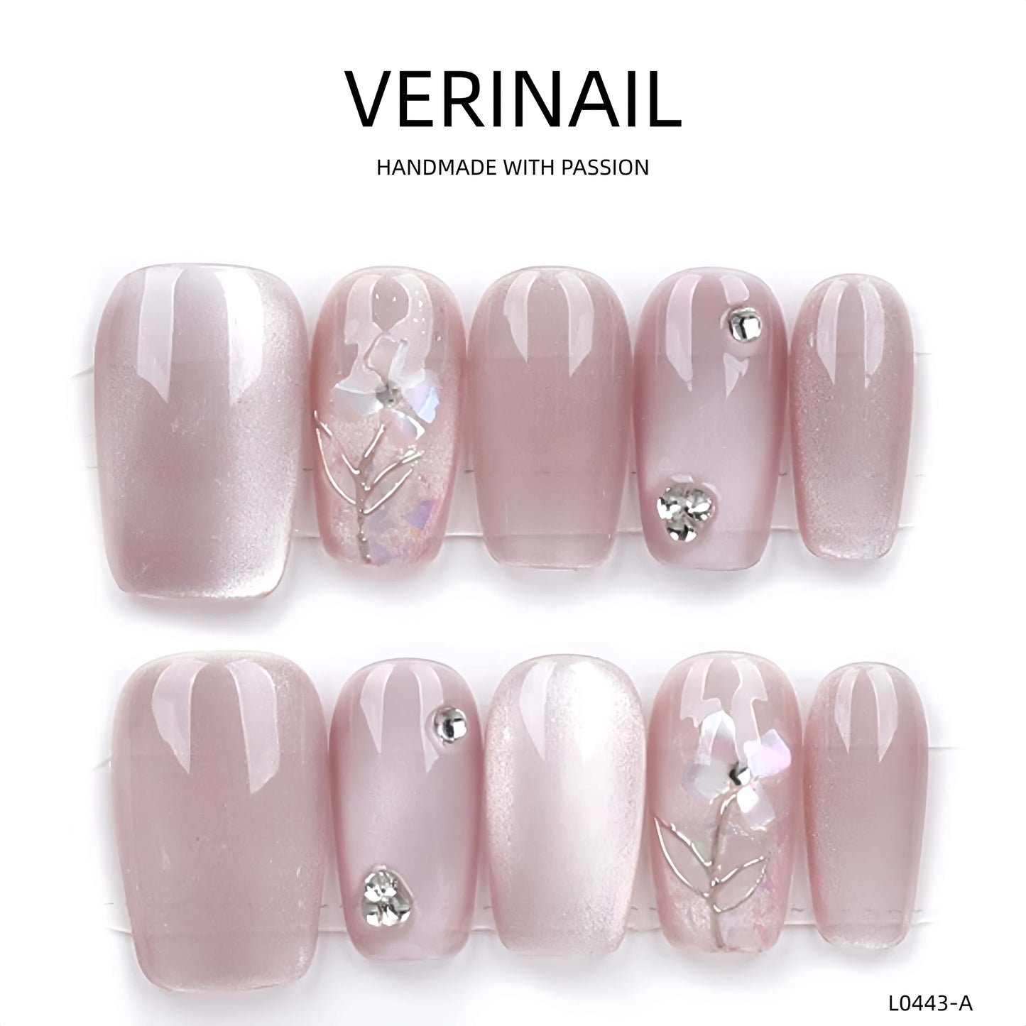 Press On Nails Color Nude DL06