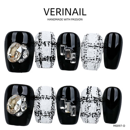 Press On Nails Color Black DL04