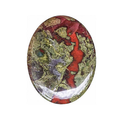 Oval Palm Stone, Polished Oval Gemstone Pocket Palm Stone Gift