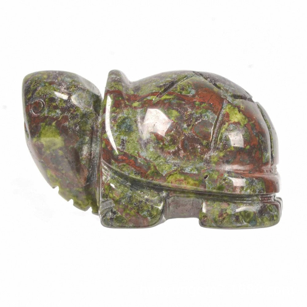 Turtle Statue Hand Carved Animal Figurine