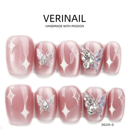 Press On Nails Color Pink CP01