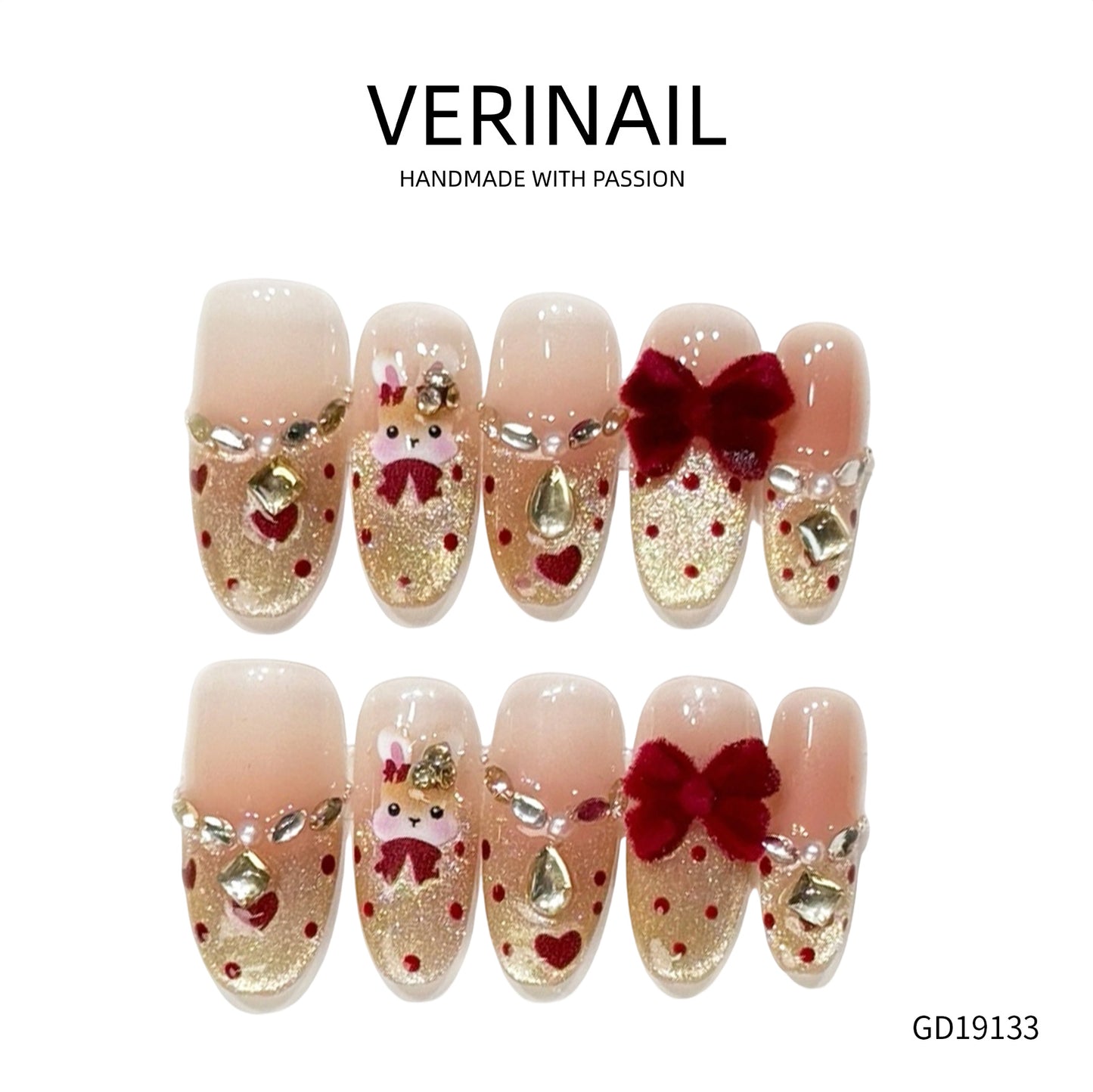 Press On Nails  LUCK DL01