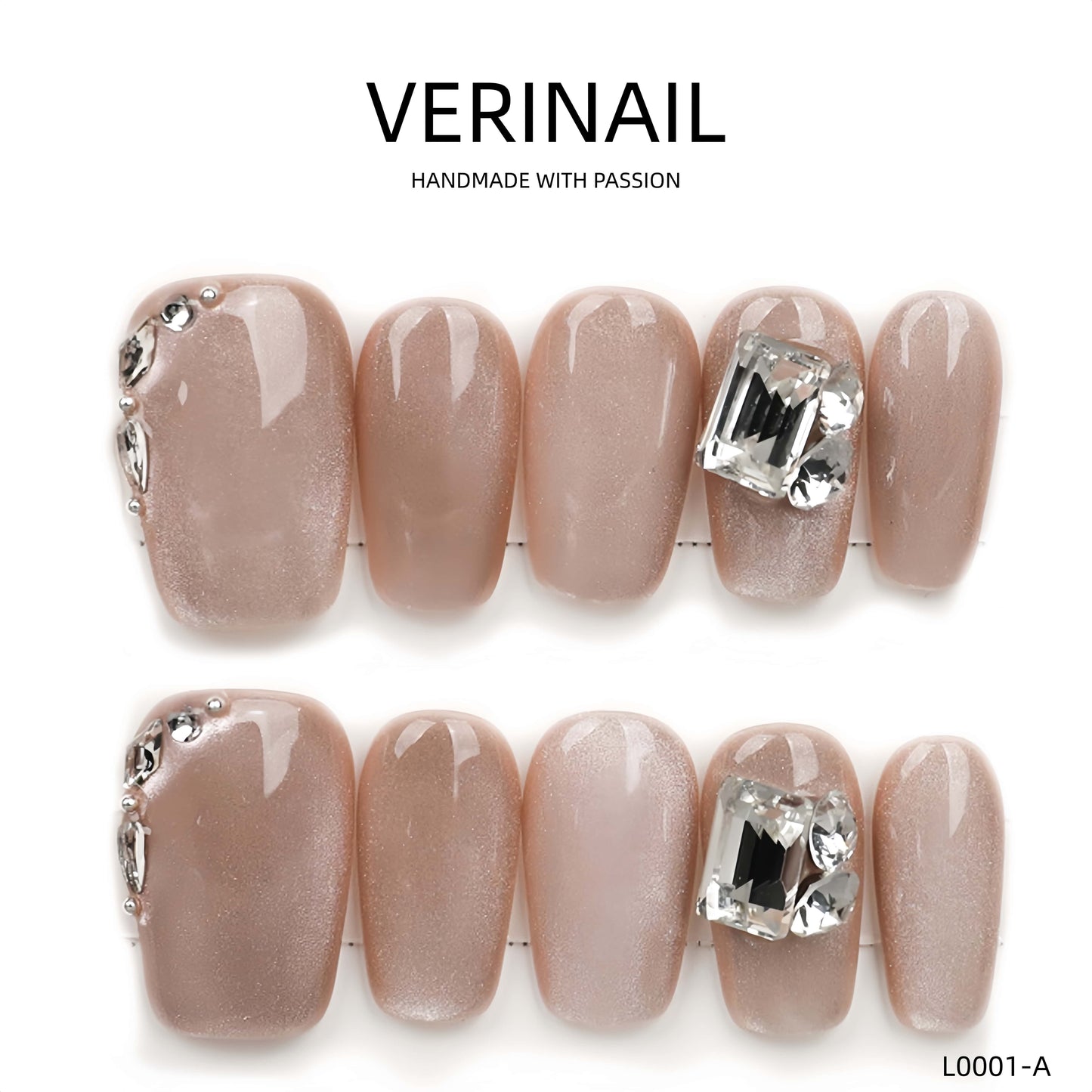 Press On Nails Color Nude DL05
