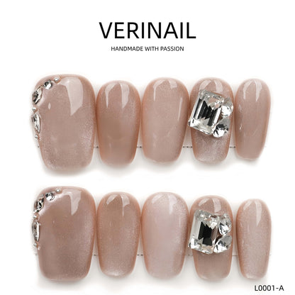 Press On Nails Color Nude DL05