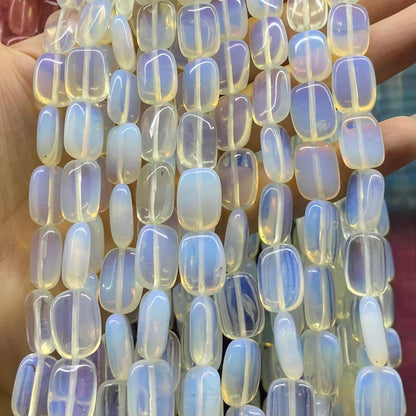 Smooth Rectangle Beads 10x14mm Quartz/Jasper/Agate/Crystal