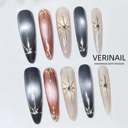 Press On Nails Color Brown PDD01
