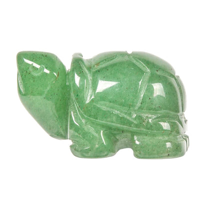 Turtle Statue Hand Carved Animal Figurine