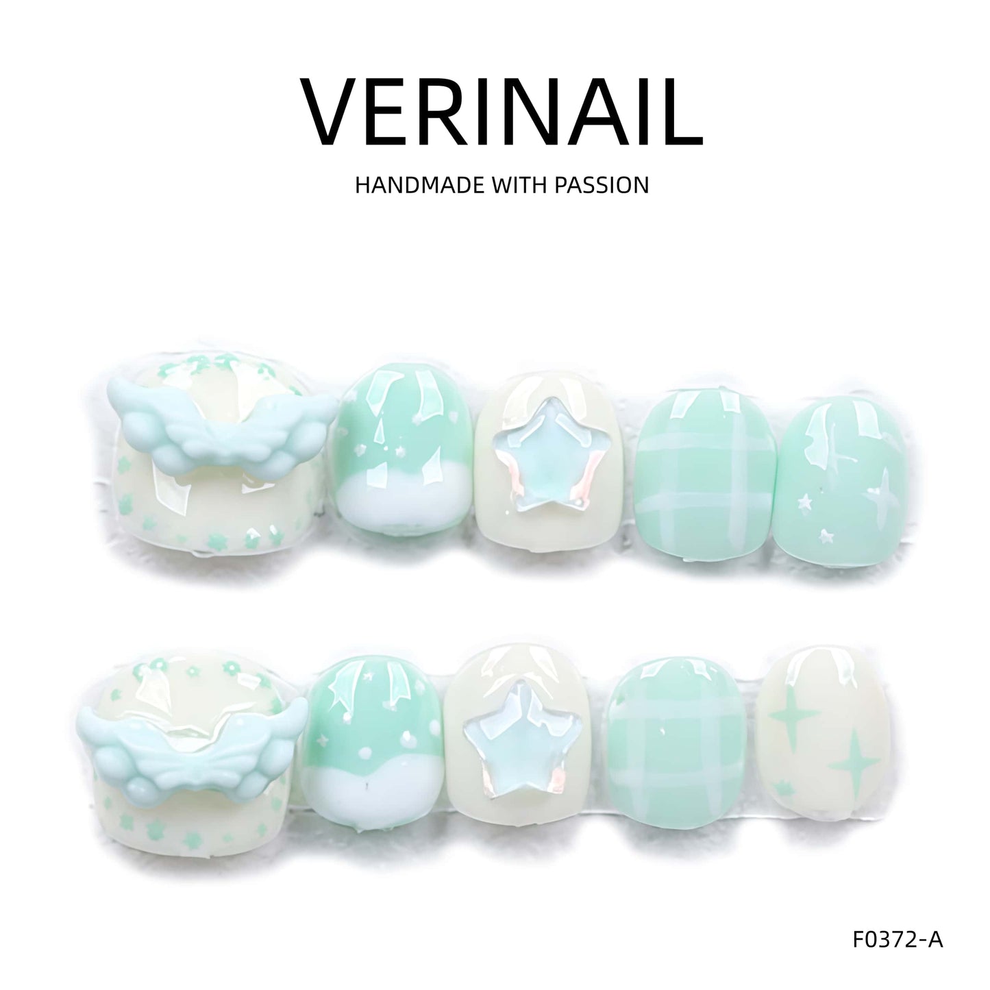 Press On Nails Color Jade DL01