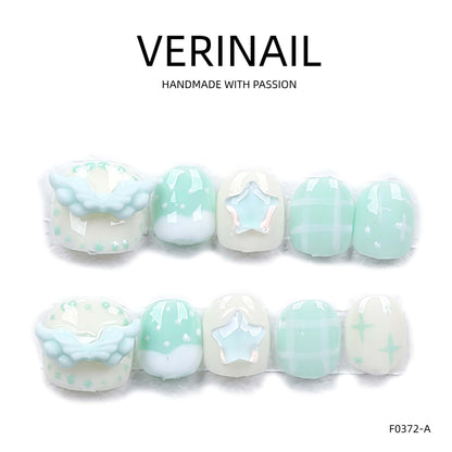 Press On Nails Color Jade DL01