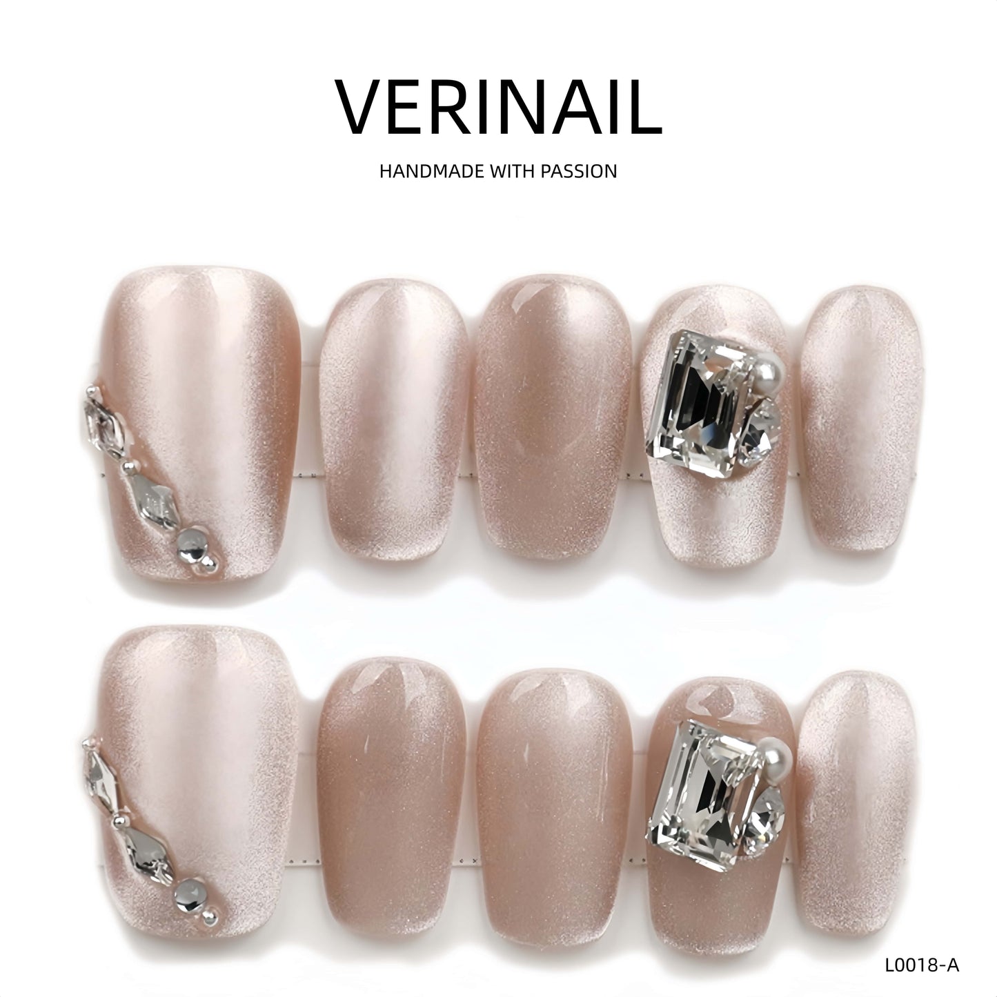Press On Nails Color Nude DL05