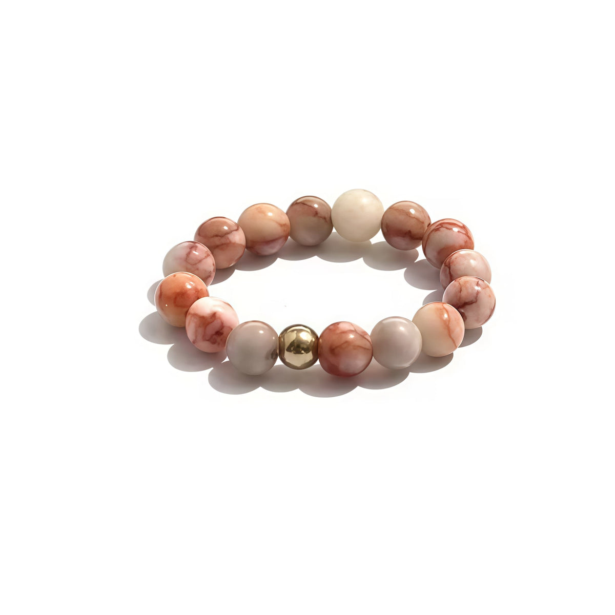 3mm Multi Round Bead Ring Elastic Rings Stackable
