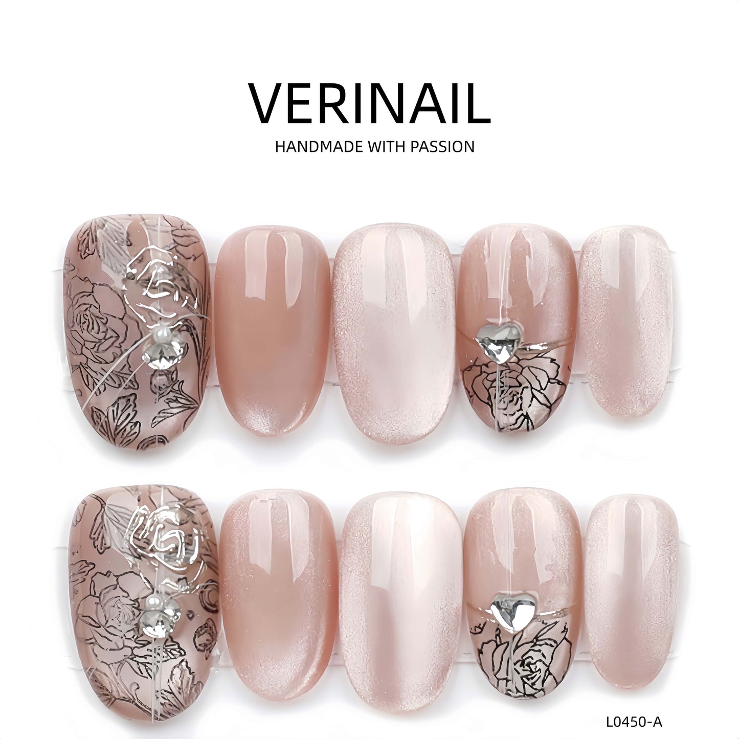 Press On Nails Color Nude DL06