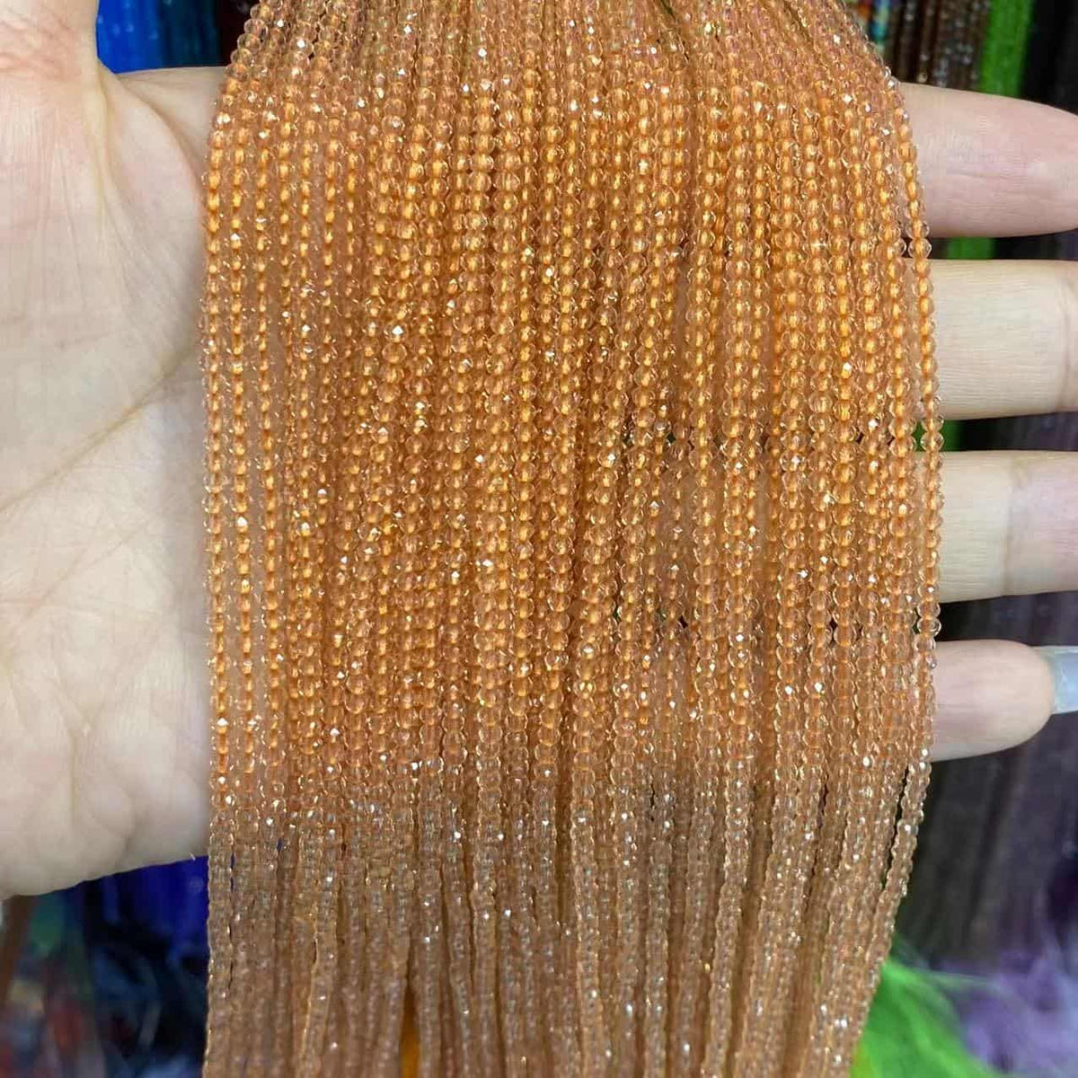 Nano Beads Tiny Round Faceted Beads 2mm 3mm