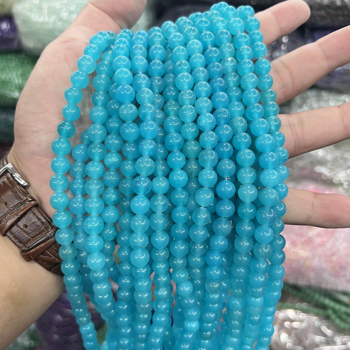 $2.5--8mm #2 Semi- Precious beads Free Shipping