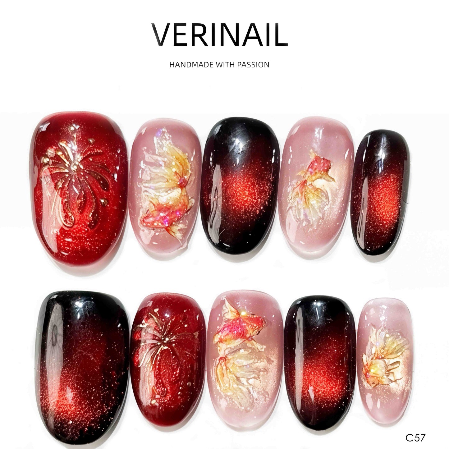Press On Nails Color Golden DL01