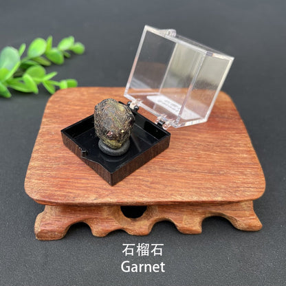 Micro Mineral Box Raw Crystal Gemstone Collection Box