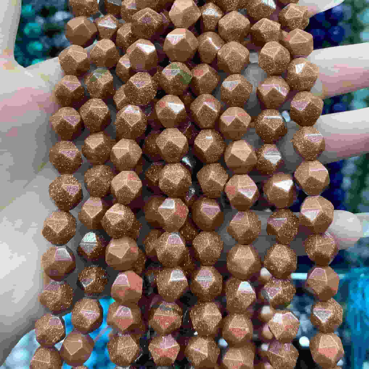 Diamond Faceted Beads 6mm/8mm/10mm Quartz/Jasper/Agate/Crystal