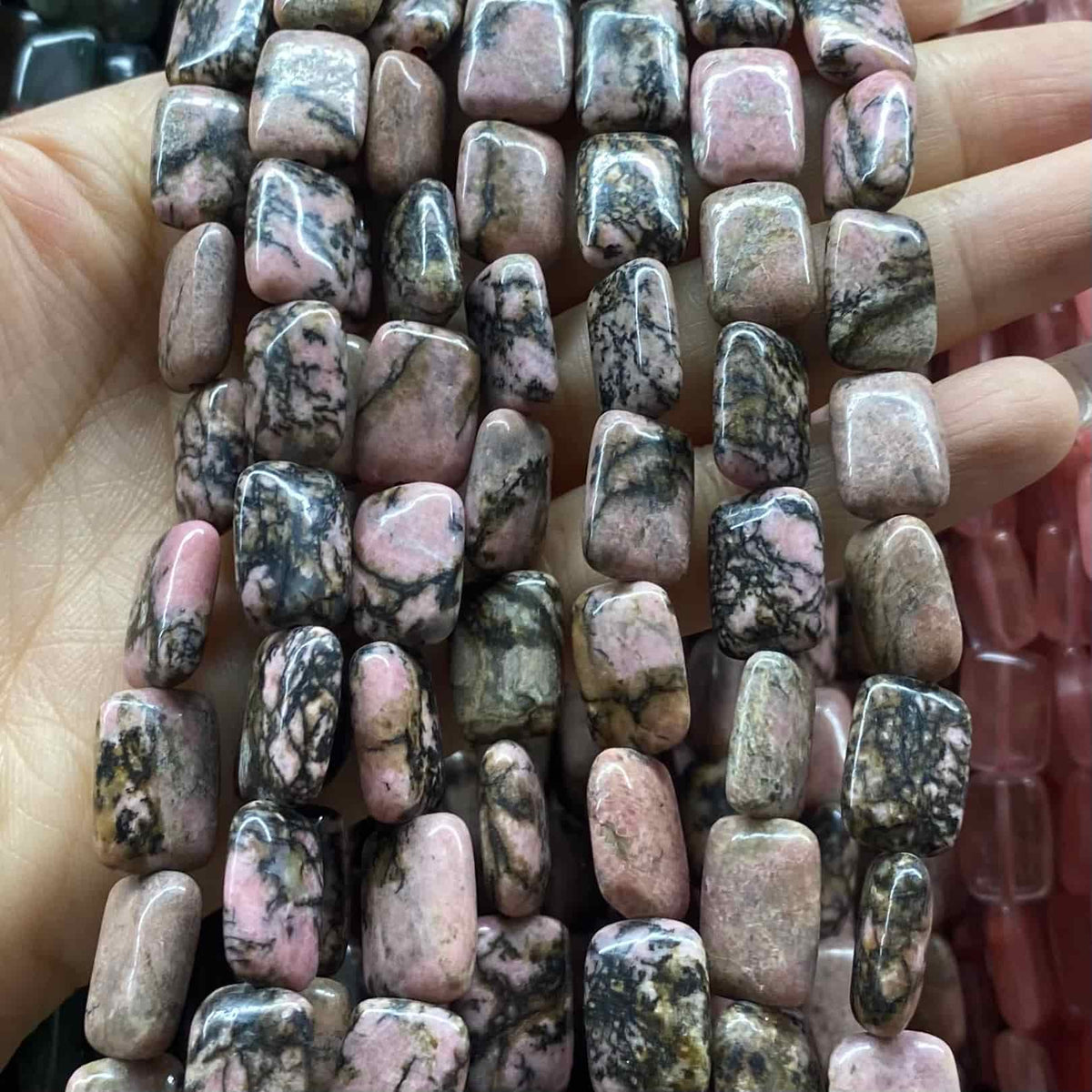 Smooth Rectangle Beads 10x14mm Quartz/Jasper/Agate/Crystal