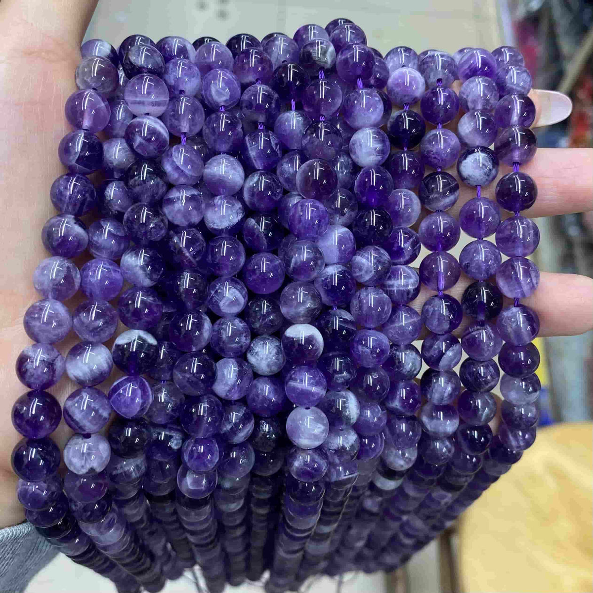 Wholesale Gemstone Beads 4mm 6mm 8mm 10mm 12mm-Loose Bead -Free Shipping （I）
