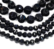 Lantern Shape Black Onyx Beads