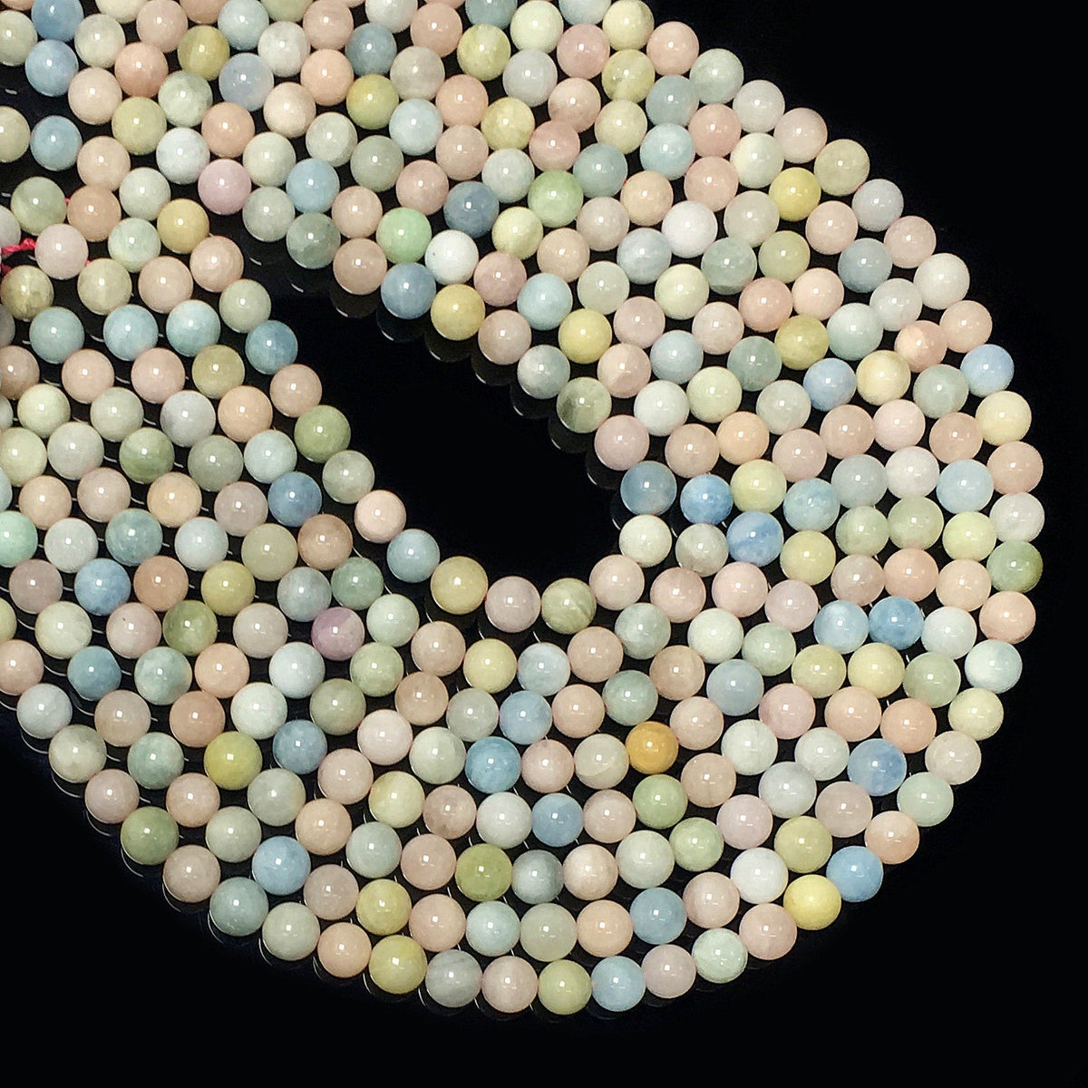 Higher Quality Morganite Round Beads