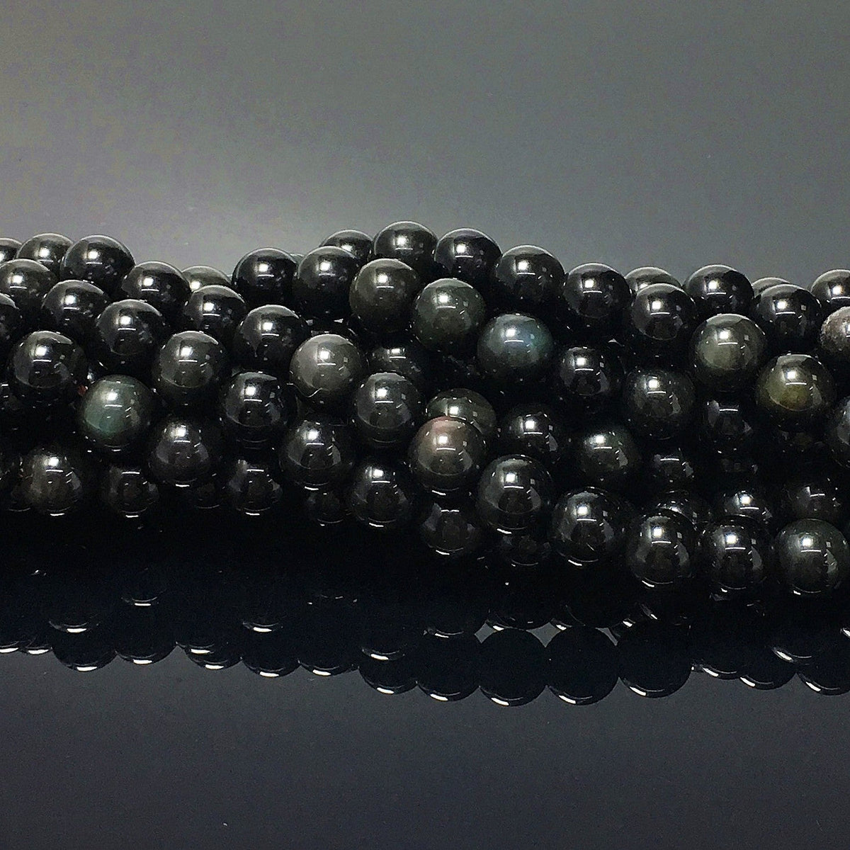 Higher Quality Rainbow Obsidian Round Beads