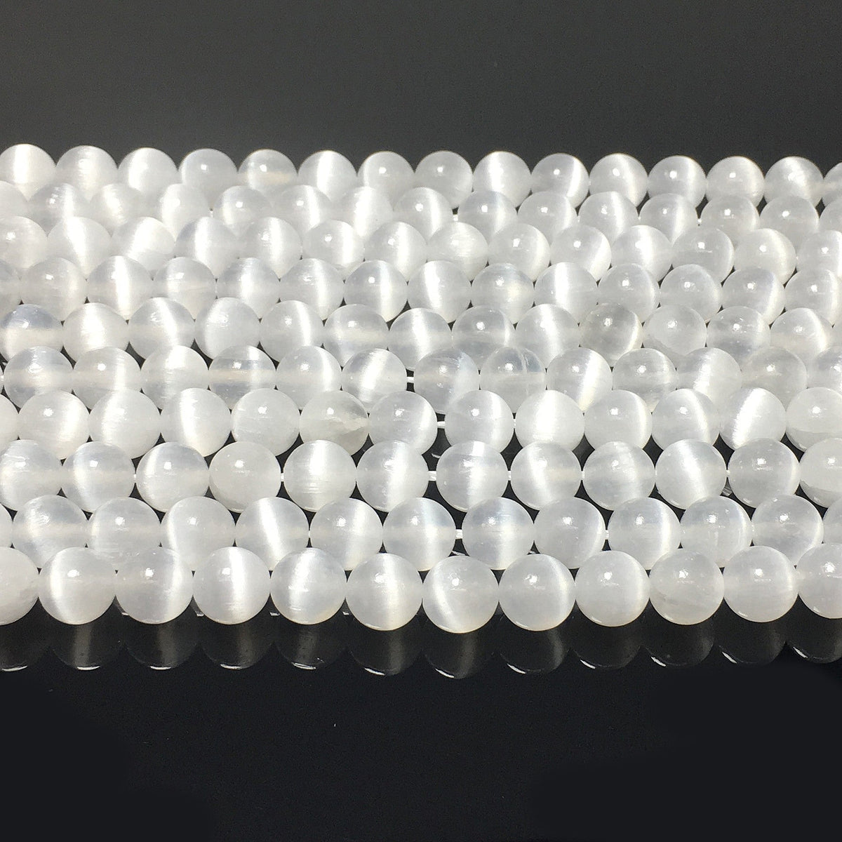 Higher Quality Selenite Round Beads