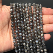 Higher Quality Grey Moonstone Round Beads