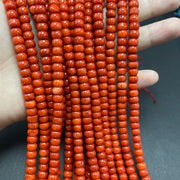 Rondelle & Heshi Shape Coral Beads