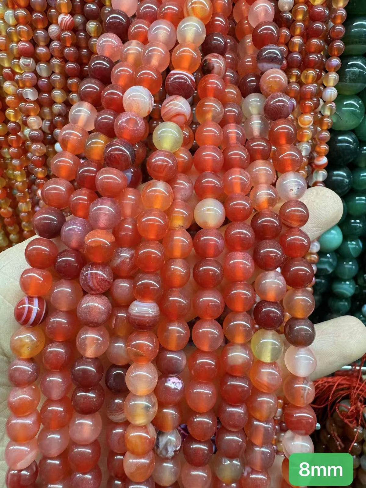 $2.5--8mm #2 Semi- Precious beads Free Shipping