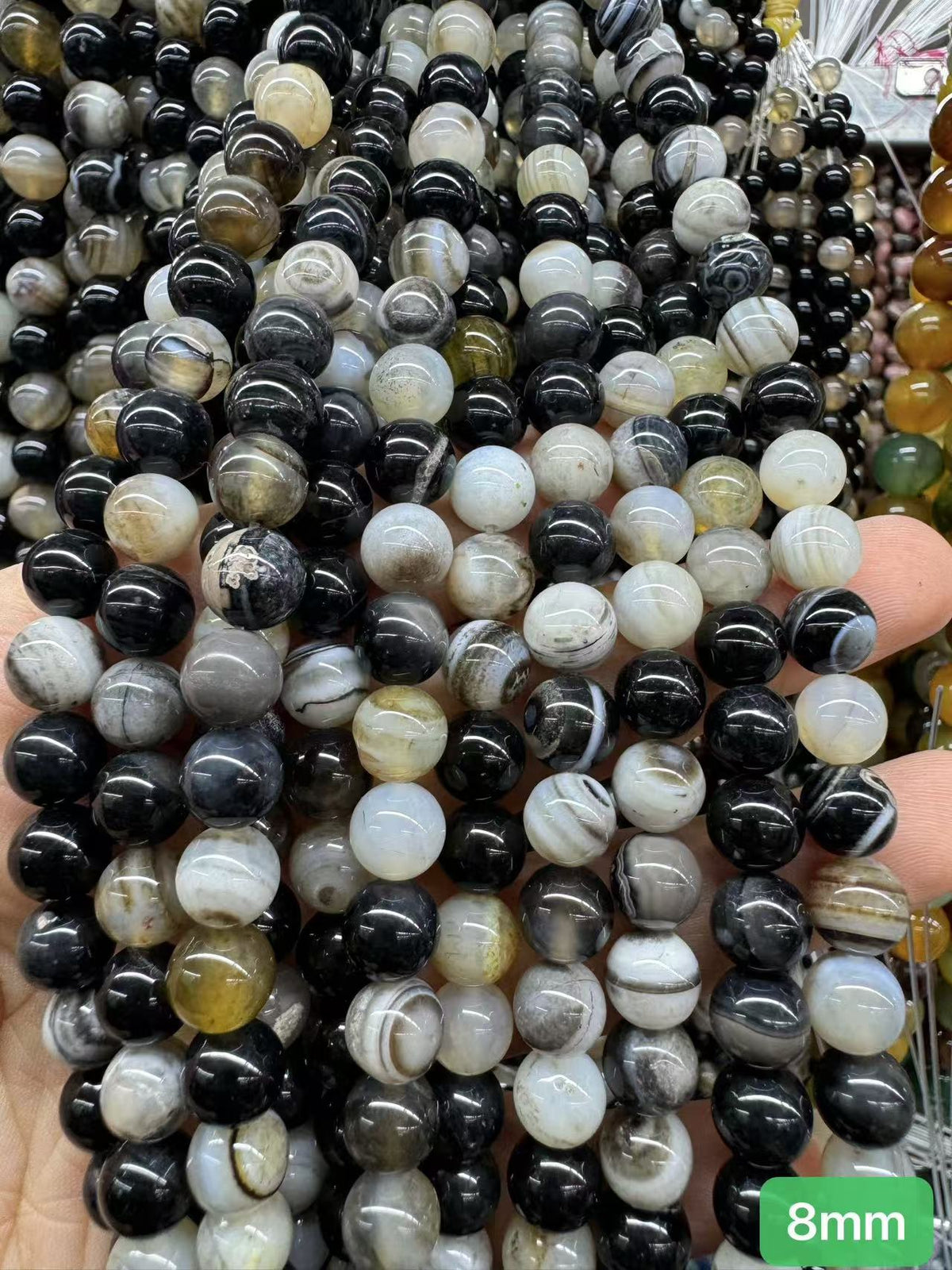 $2.5--8mm semi precious beads #1 Free Shipping