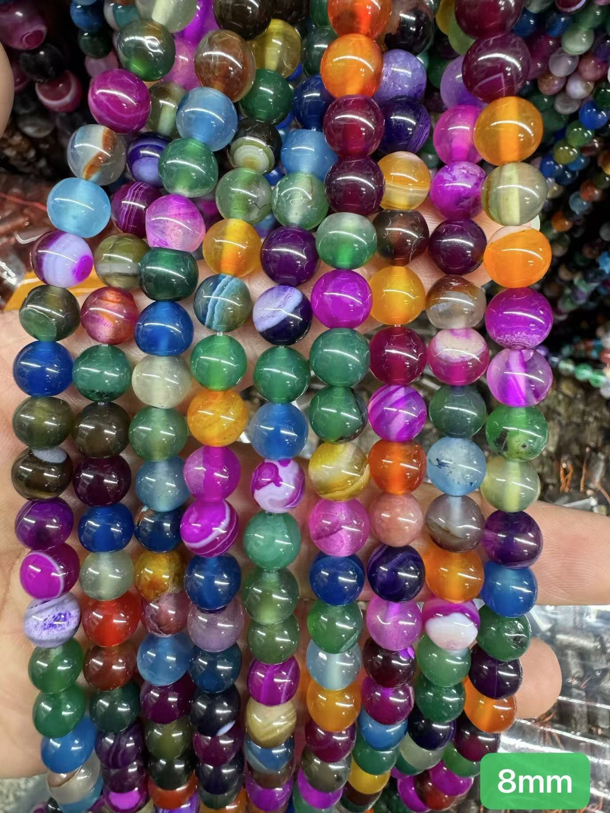 $2.5--8mm #2 Semi- Precious beads Free Shipping