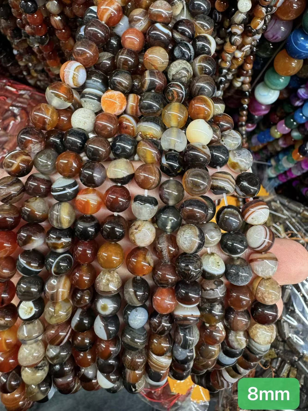 $2.5--8mm #2 Semi- Precious beads Free Shipping