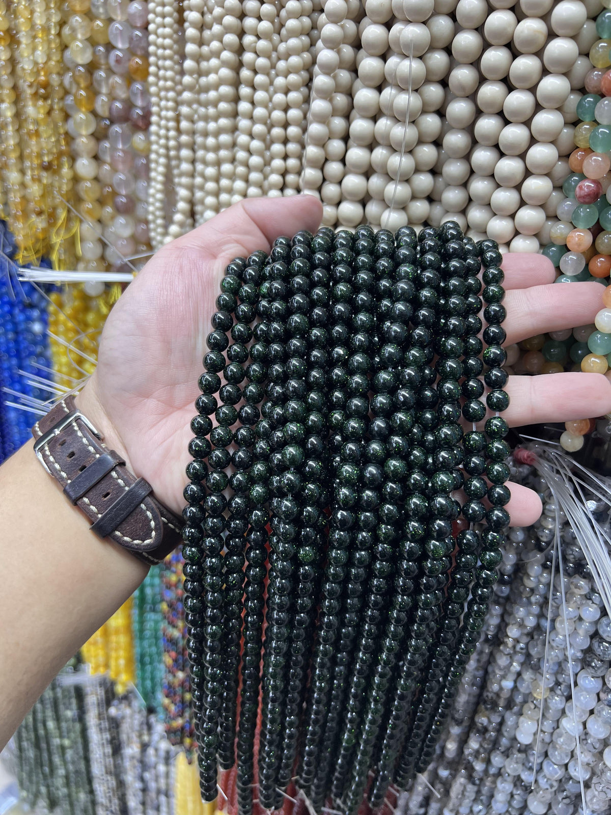 $2.5--8mm semi precious beads #1 Free Shipping