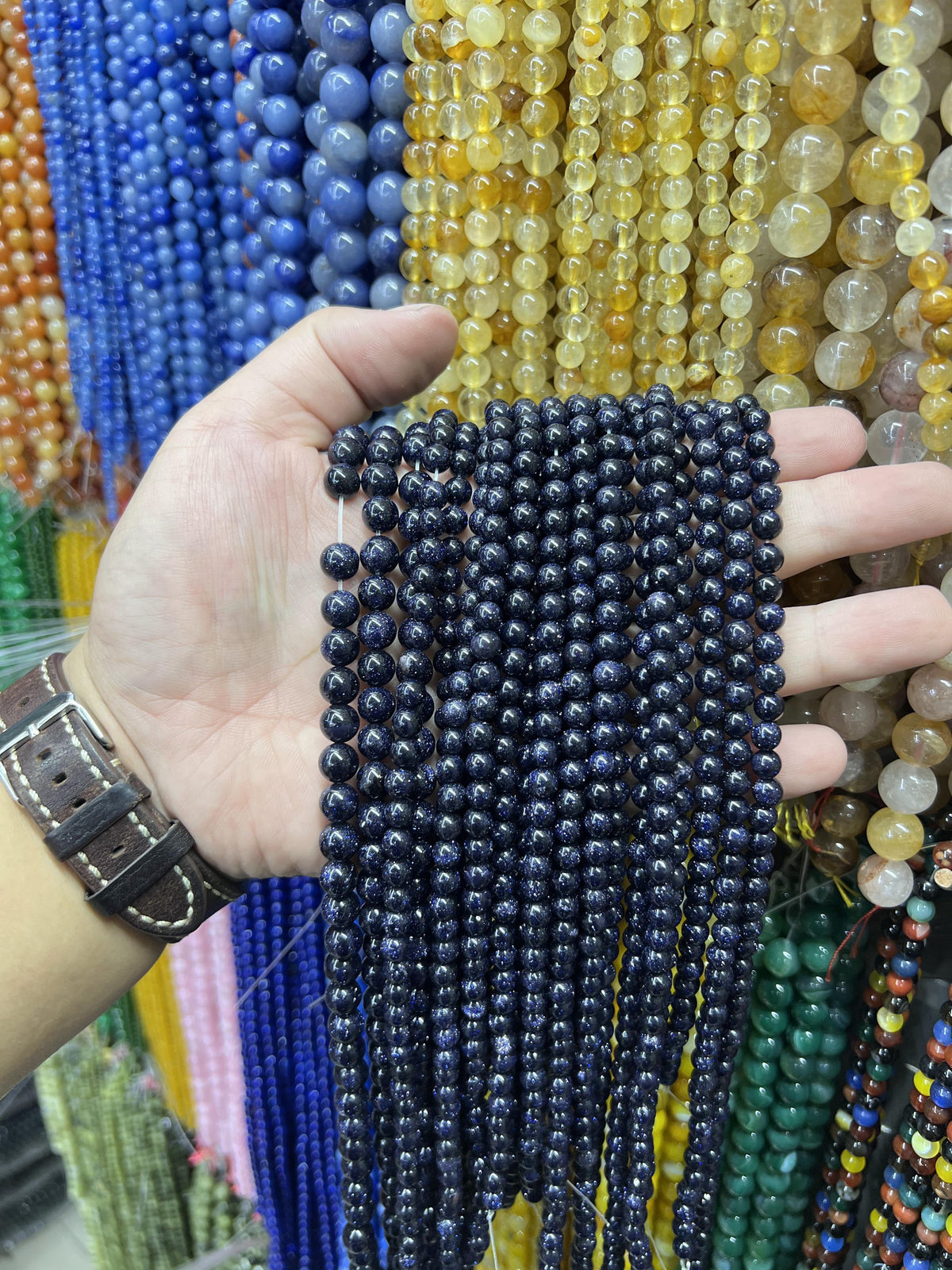 $2.5--8mm semi precious beads #1 Free Shipping