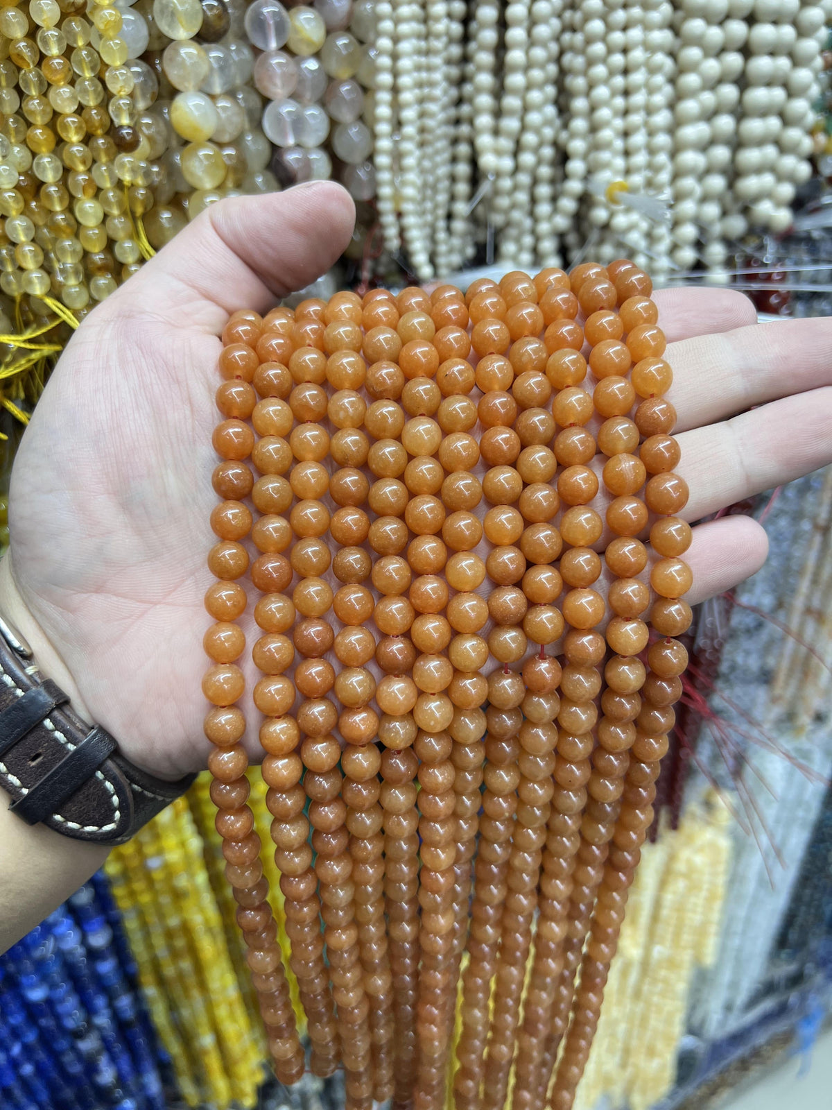 $2.5--8mm semi precious beads #1 Free Shipping