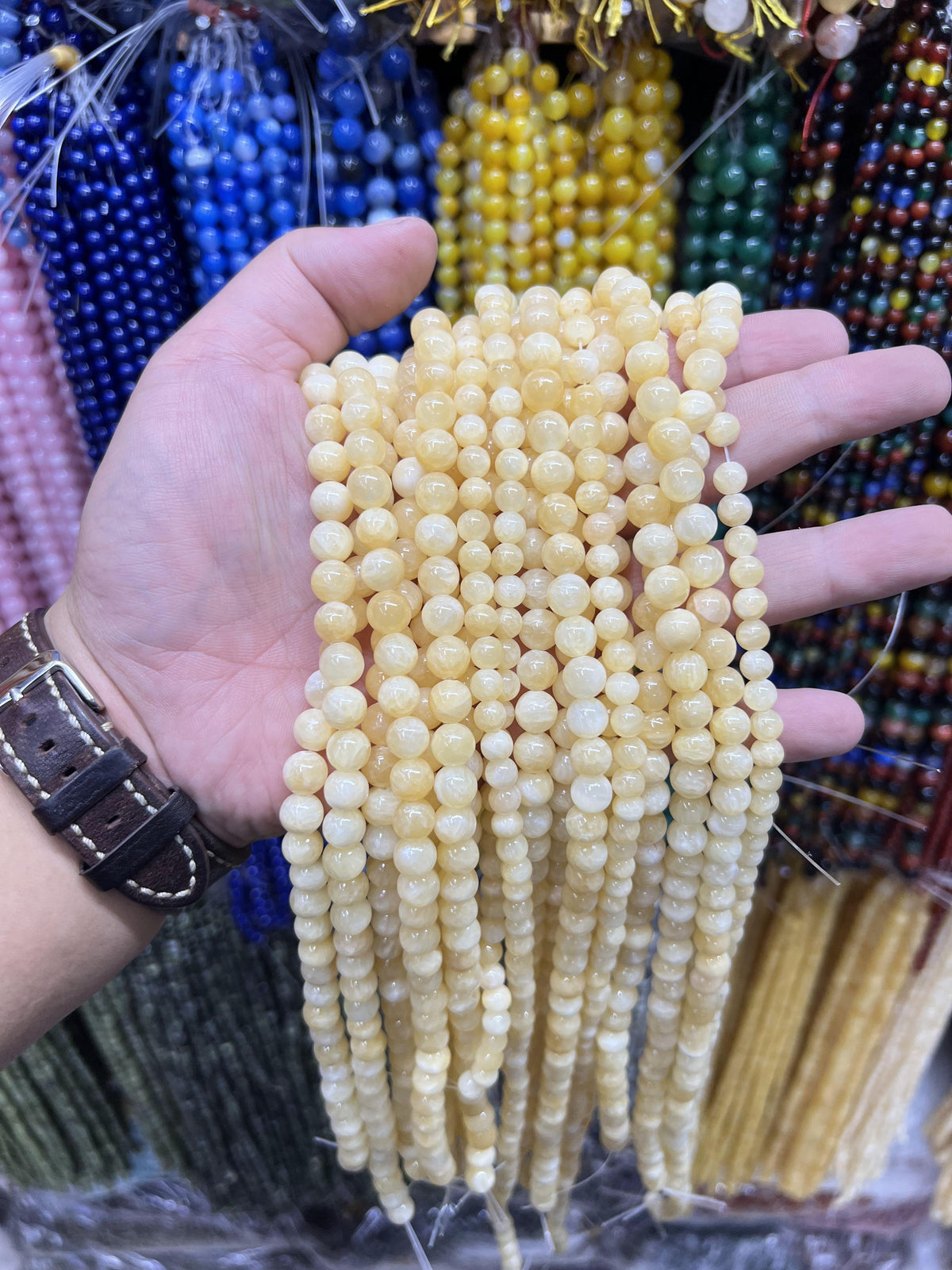 $2.5--8mm semi precious beads #1 Free Shipping