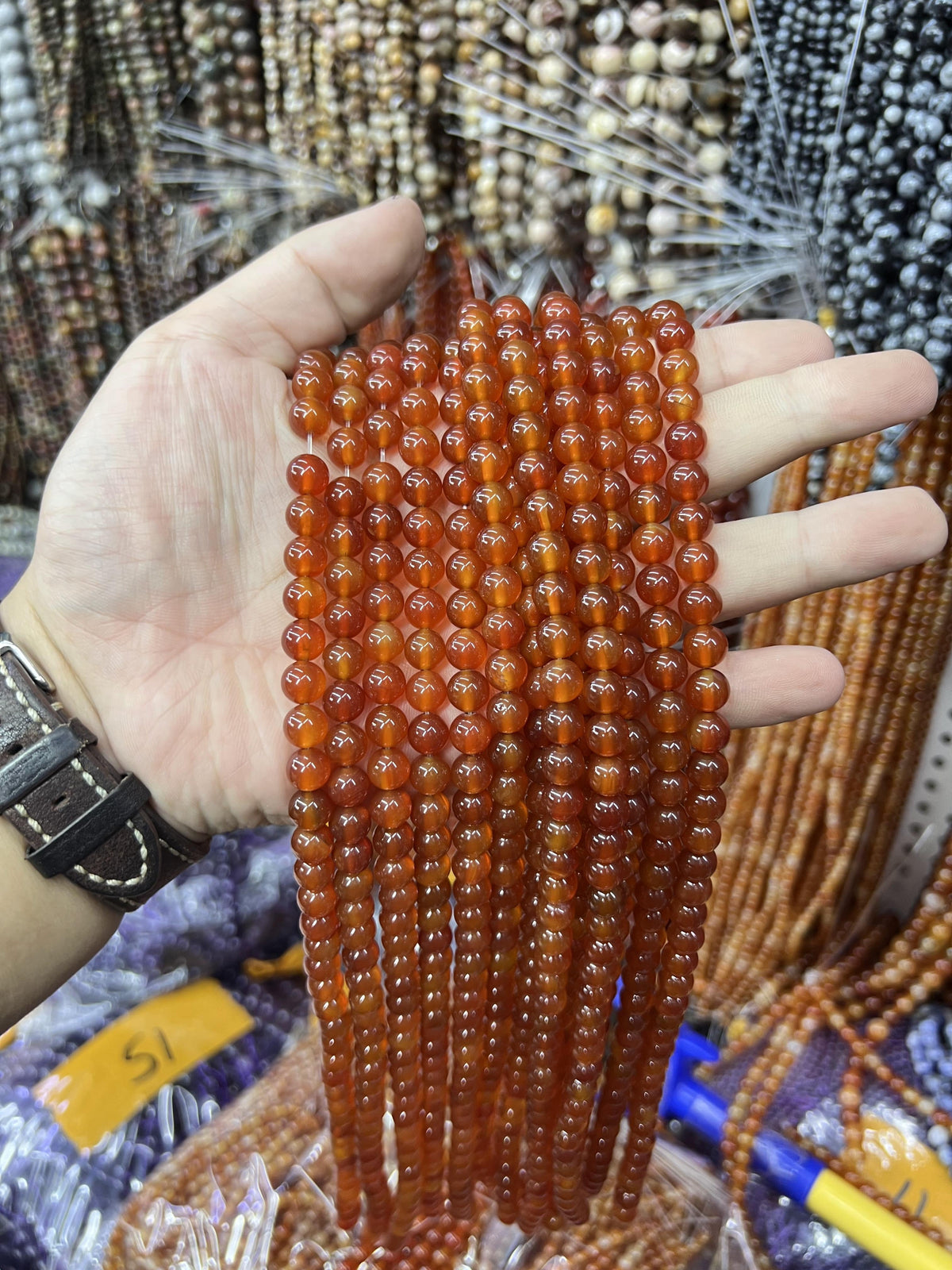 $2.5--8mm semi precious beads #1 Free Shipping