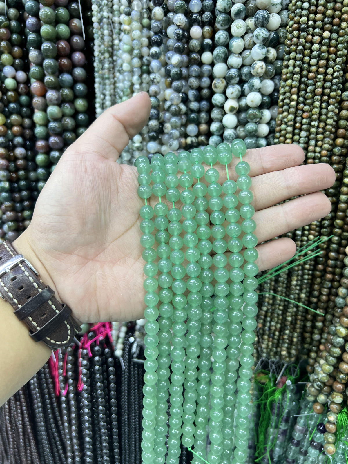 $2.5--8mm semi precious beads #1 Free Shipping