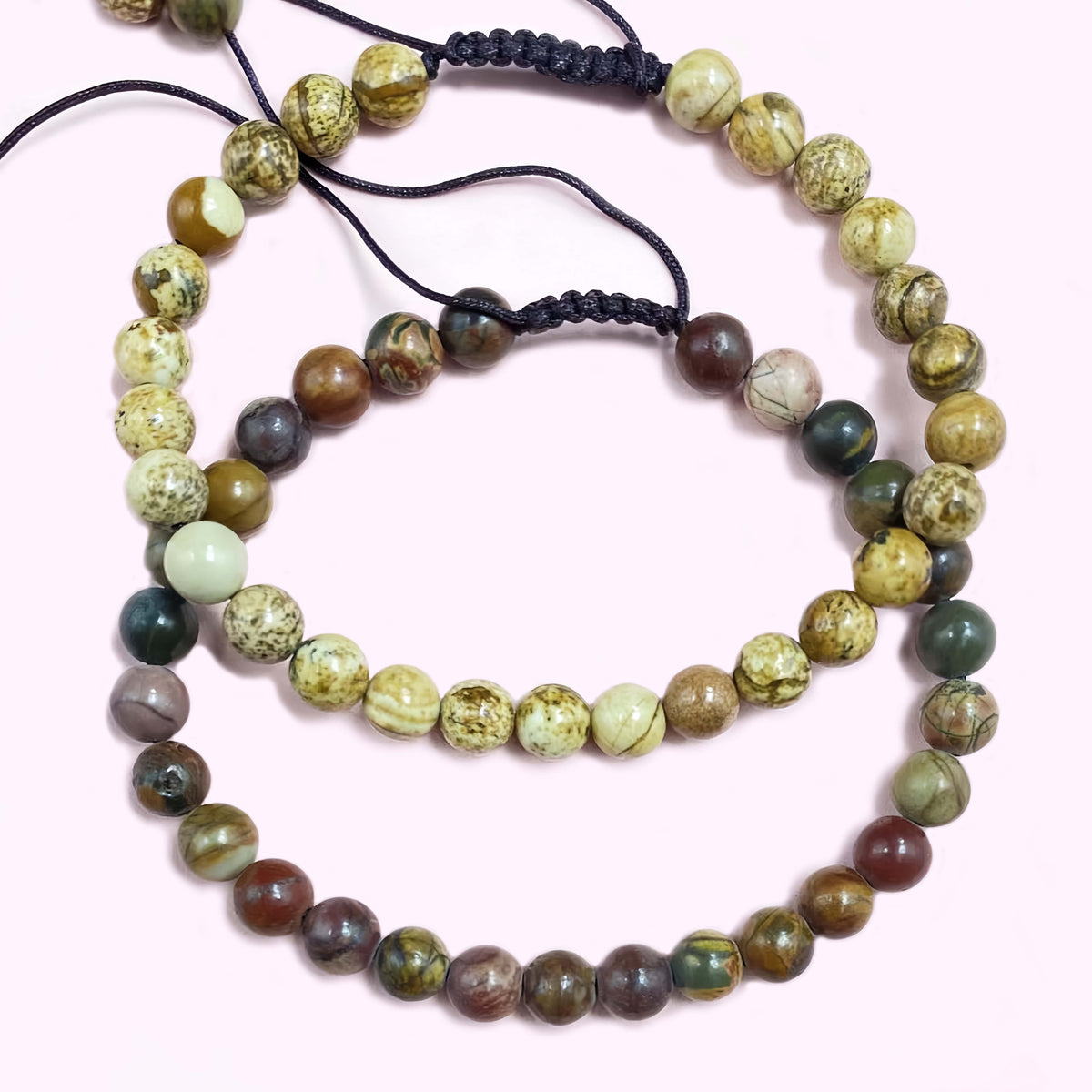 Double Braided Rope Crystal Bracelet for Strenght and Power