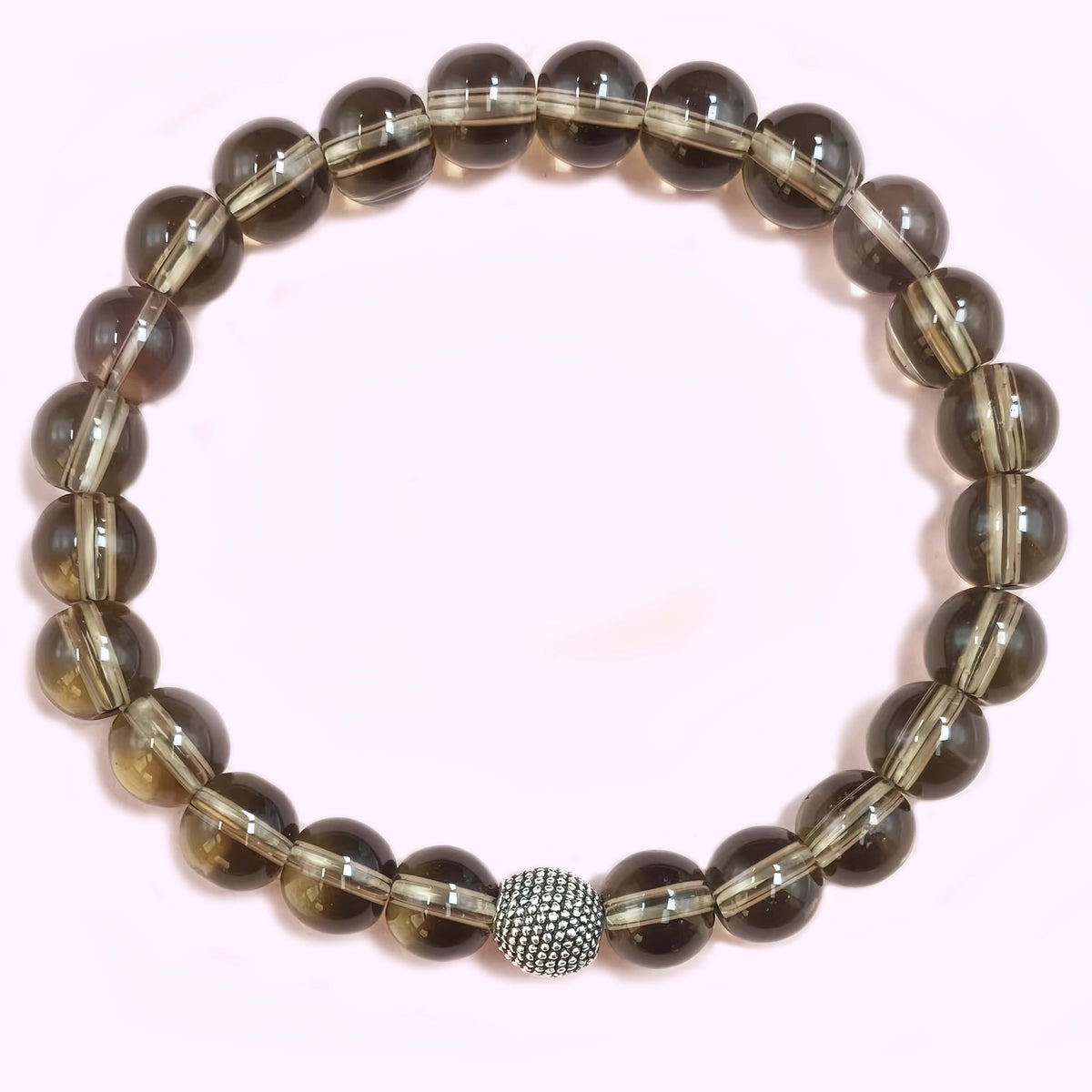 Smoky Quartz Crystal Bracelet for Strenght and Power