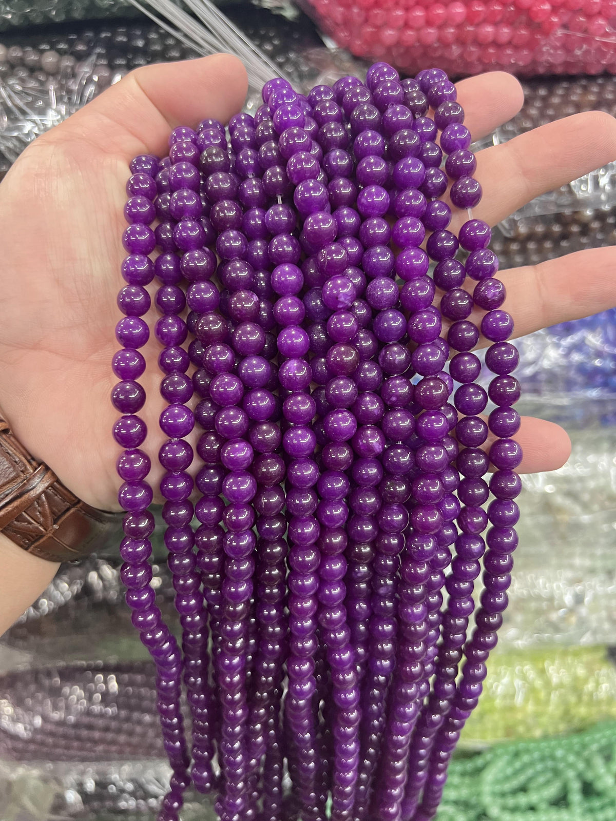 $2.5--8mm semi precious beads #1 Free Shipping