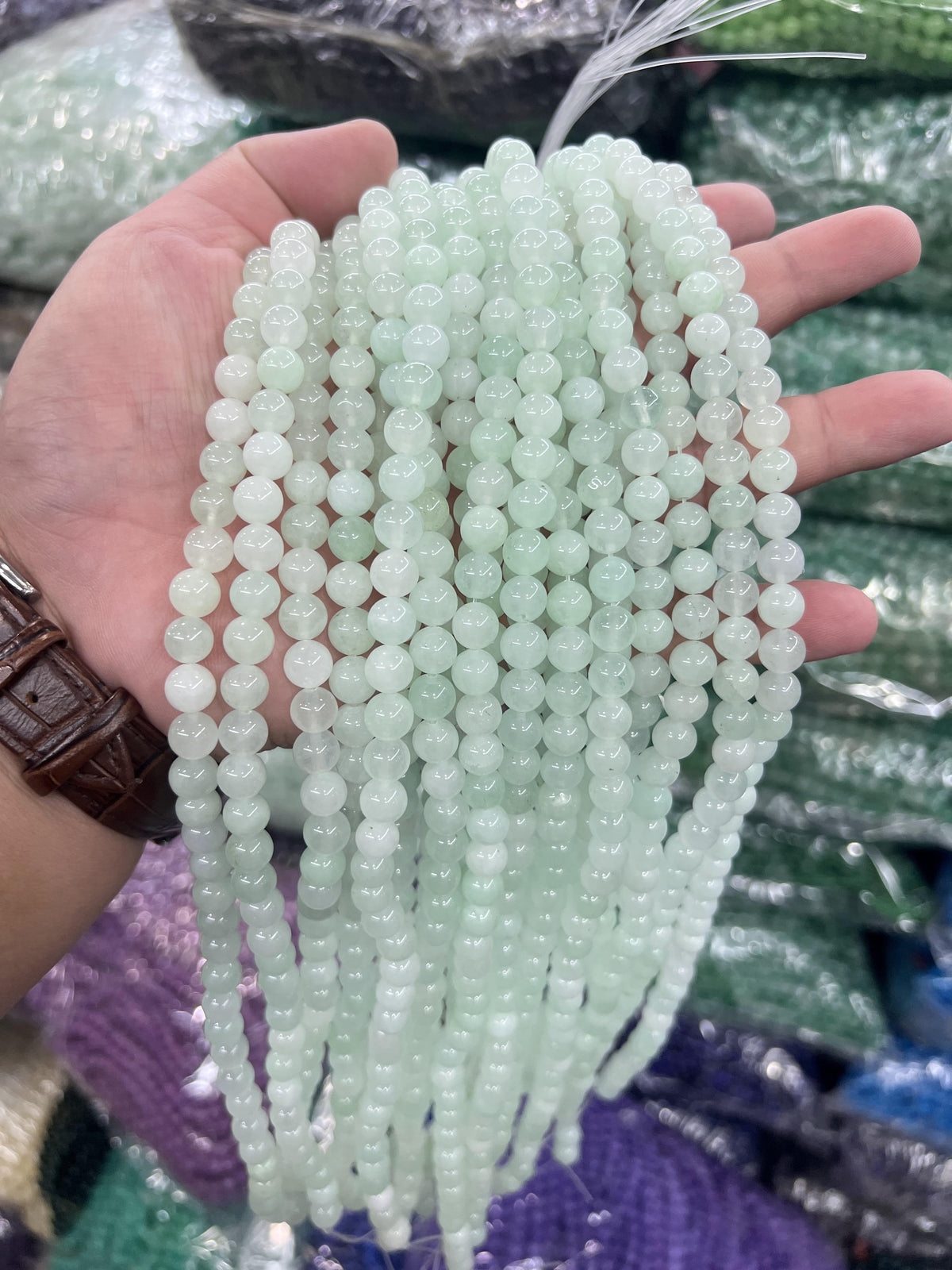 $2.5--8mm semi precious beads #1 Free Shipping