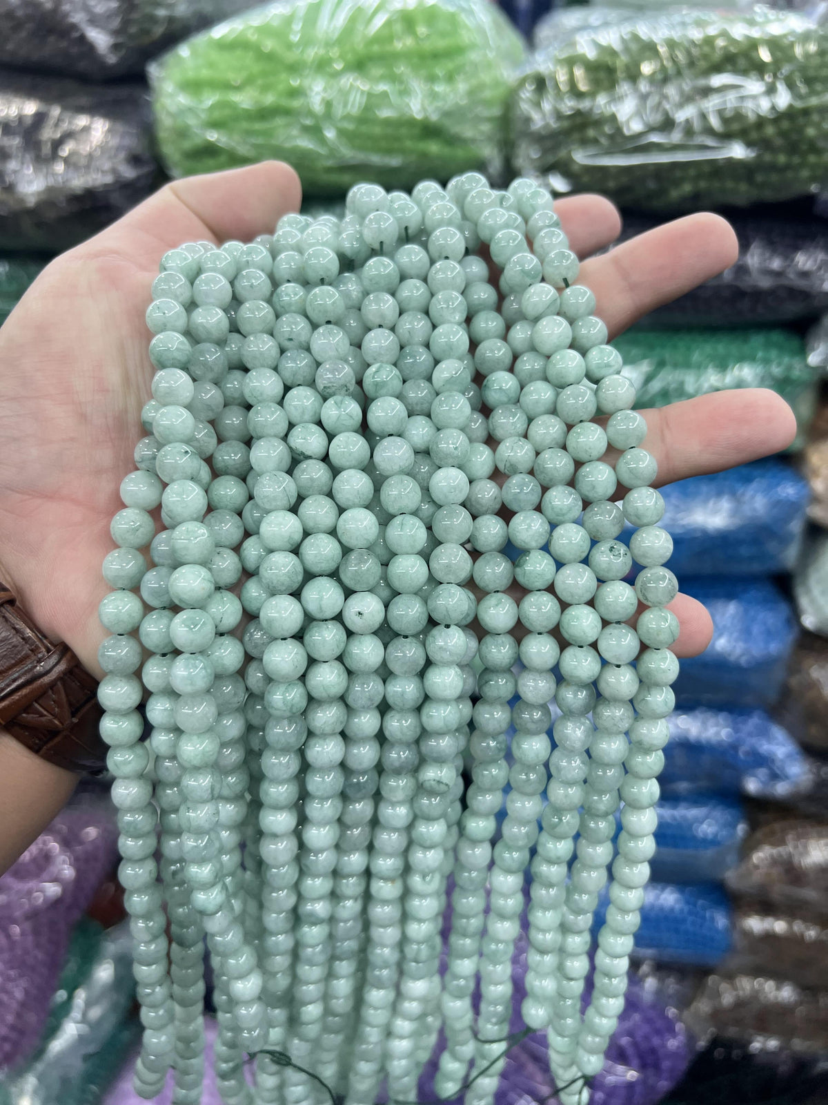 $2.5--8mm semi precious beads #1 Free Shipping