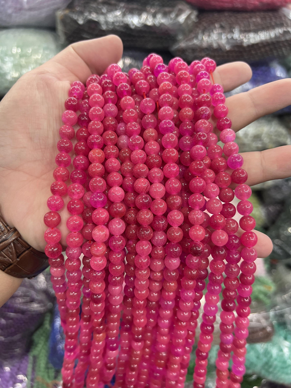 $2.5--8mm semi precious beads #1 Free Shipping