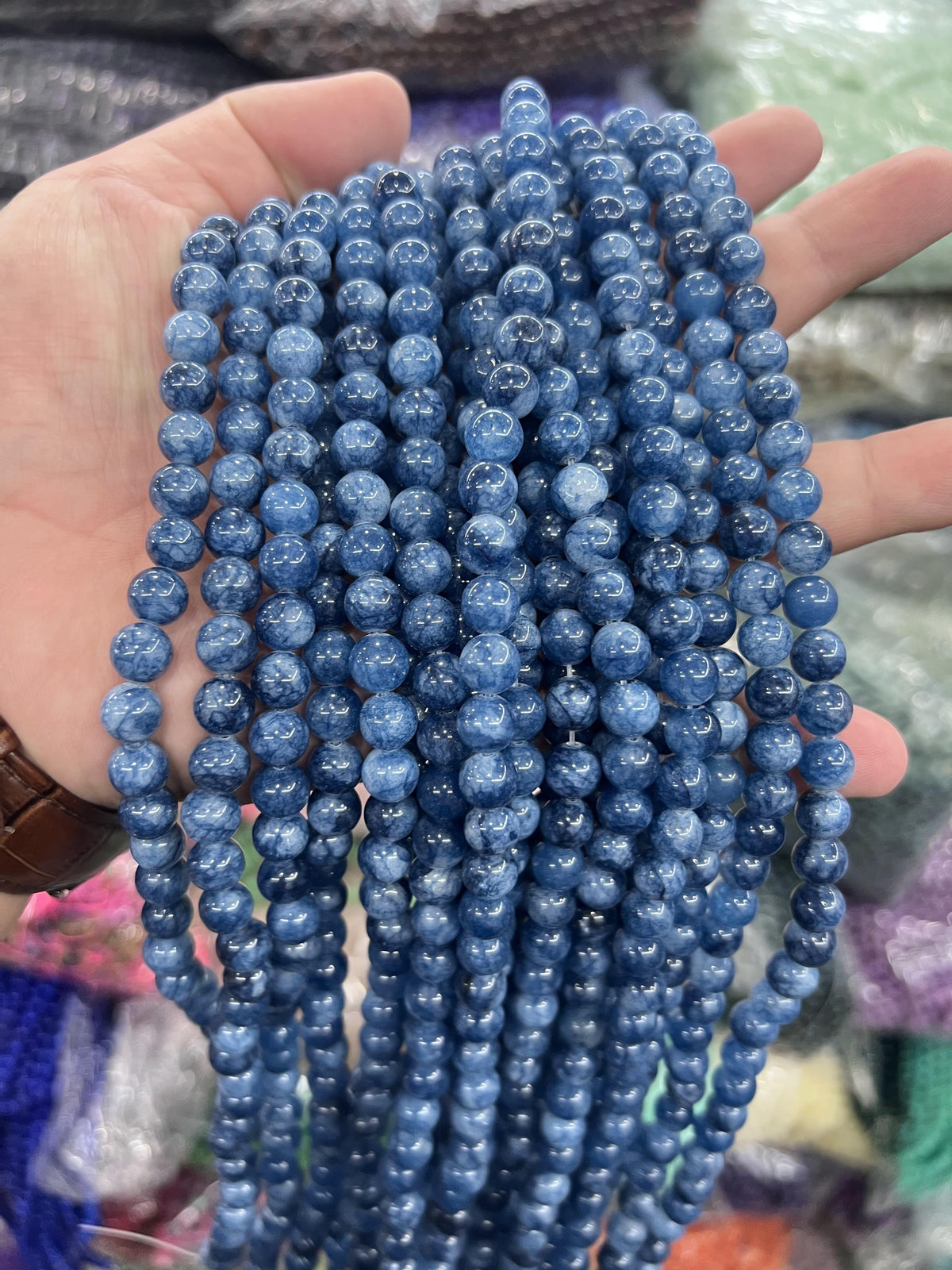 $2.5--8mm semi precious beads #1 Free Shipping