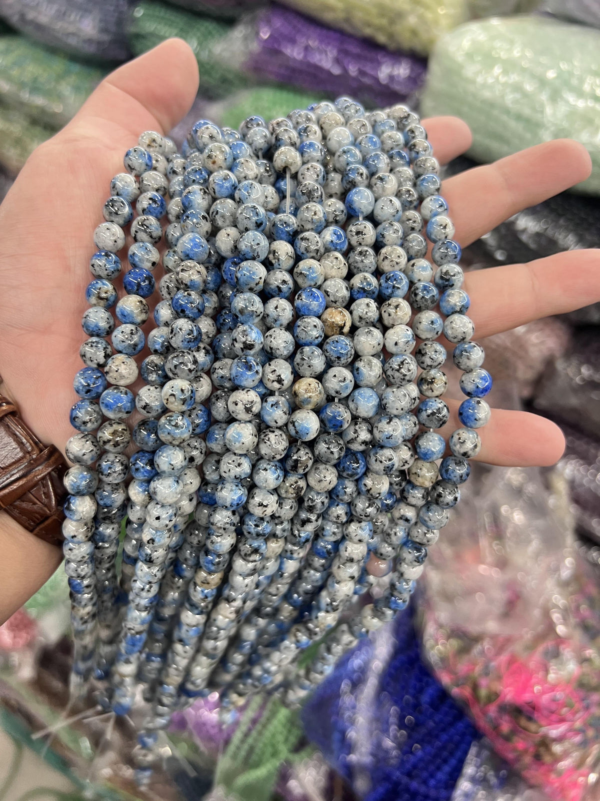 $2.5--8mm semi precious beads #1 Free Shipping