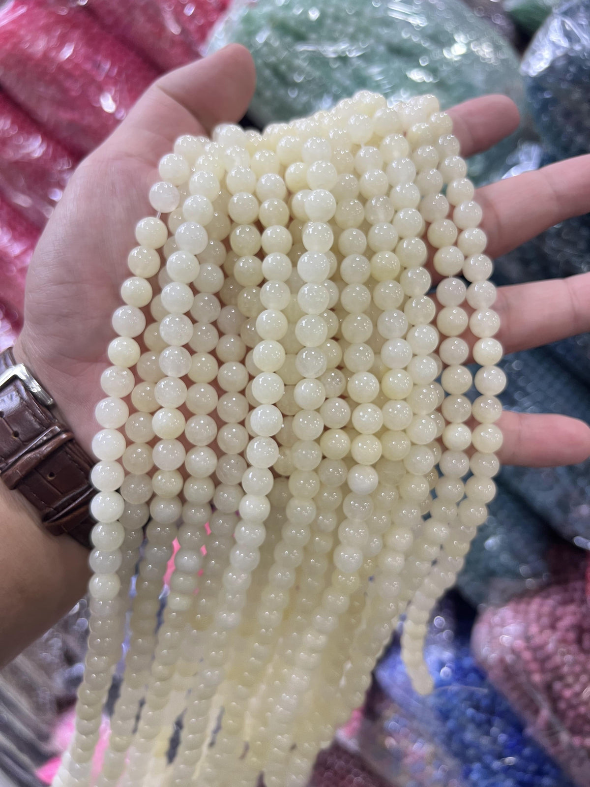 $2.5--8mm semi precious beads #1 Free Shipping